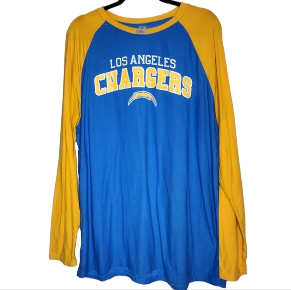 Los Angeles Chargers long sleeve super soft and comfy sleep shirt. Size XL - Picture 1 of 9